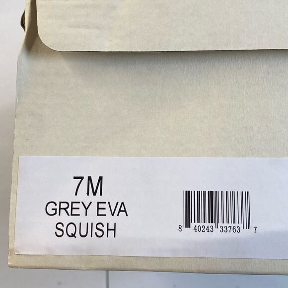 NIB J/Slides Unisex Squish Gray EVA Lightweight Beach Slides - Women Size 7 - Picture 4 of 10